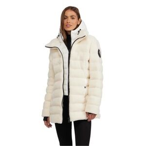NWT Pajar Canada Yvaine Lightweight Puffer Jacket - White Opal - Small